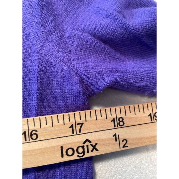 Juicy Couture Purple Bow Back Cardigan XS Sweater 100% Wool Cottagecore Bows Y2K - Picture 3 of 14